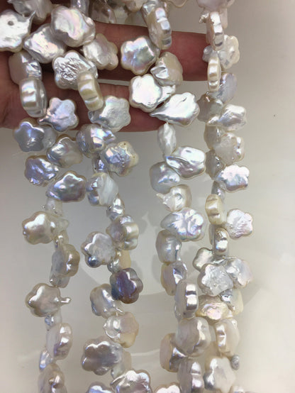 AA+ 11-13mm White plum blossom Freshwater Pearl,ZS-119-28