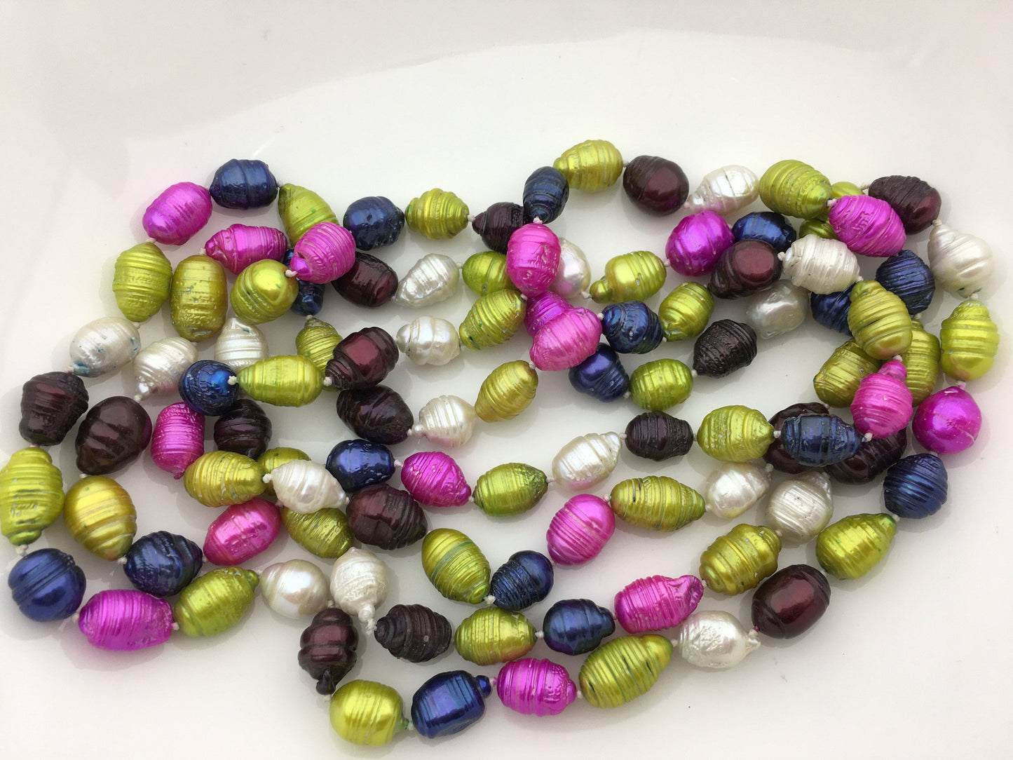 56'' AA 8-10mm misc color Tail Nuclear pearl Necklace,Wedding Necklace, Love, Mothers Day,Happiness,wholesale,NPN1-T4-6