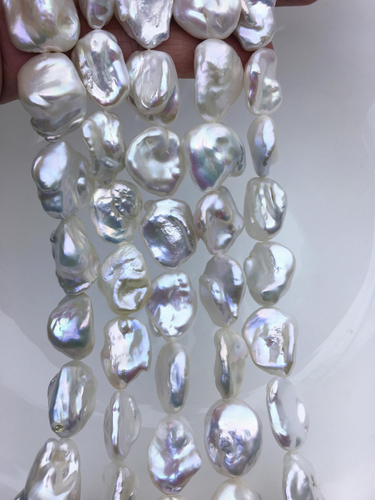 AA+ 14-16mm white keshi Freshwater Pearl,DIY Loose Freshwater Pearl,wholesale price,china wholesale pearl,ZS-200-105