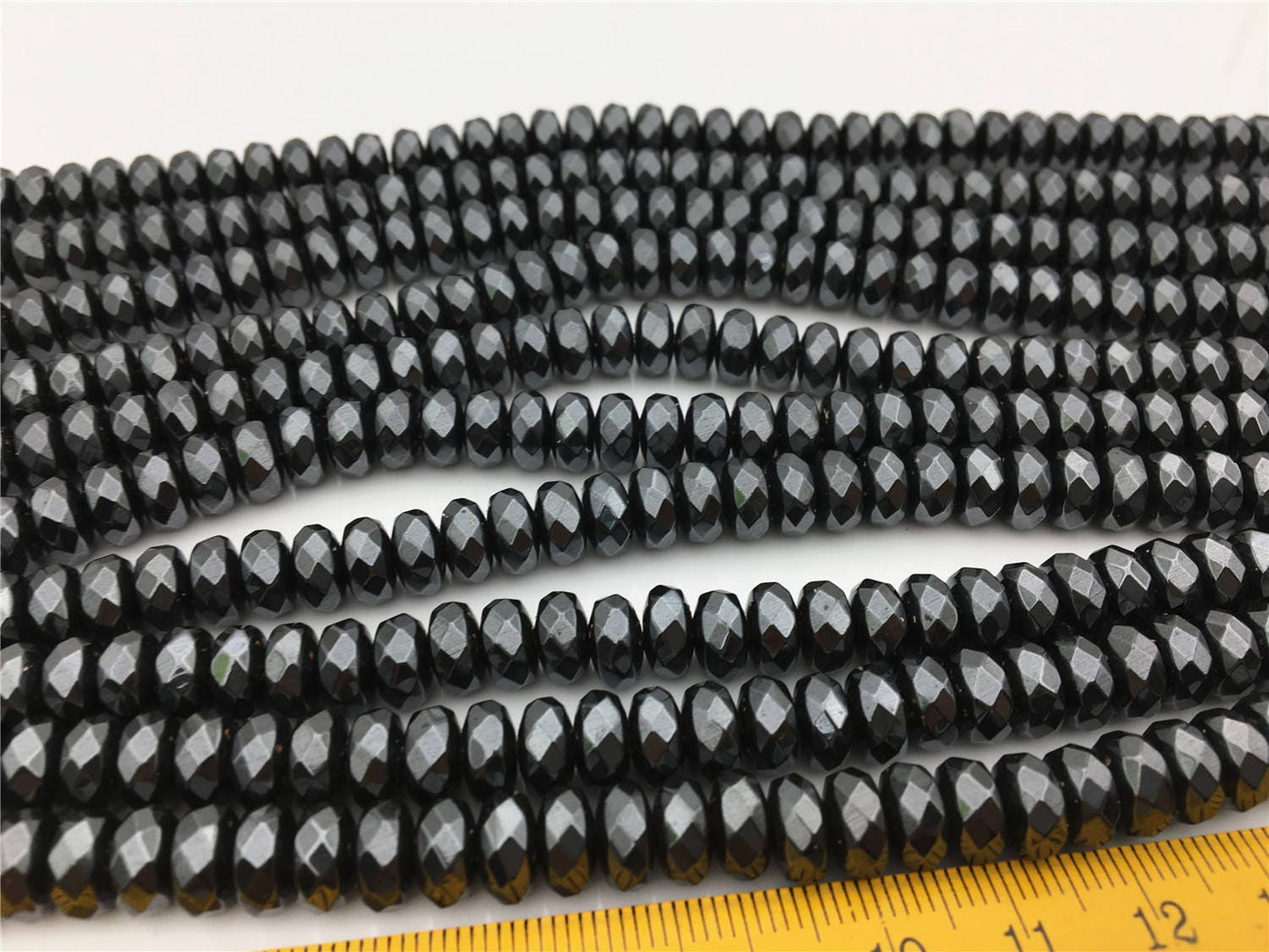 Hematite,4x8mm Rondelle Beads,AAA, 85pcs,15.5 inches,G50-B48-001