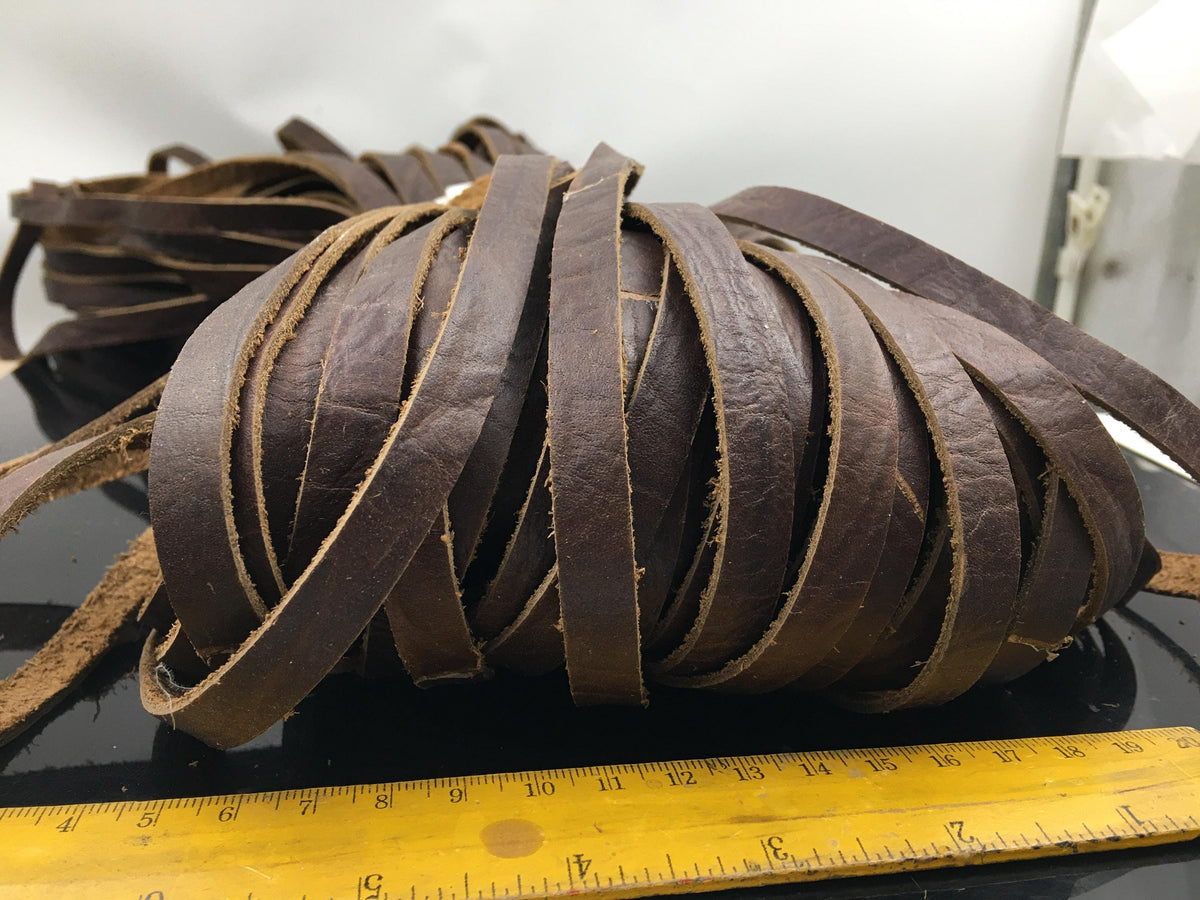 2 yards 10mmx2mm Flat crazy-horse Oil Leather Cord,Select Length,Wholesale Jewelry Supplies,Distressed Matte Finish,LC10-201