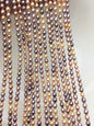 AAA 4-4.5mm pink peach purple rice freshwater pearls,LR4-3A-42