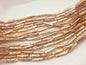 15.5'' AAA 5-7mm Natural Orange thick rectangle pearls,ZS-80-25-4