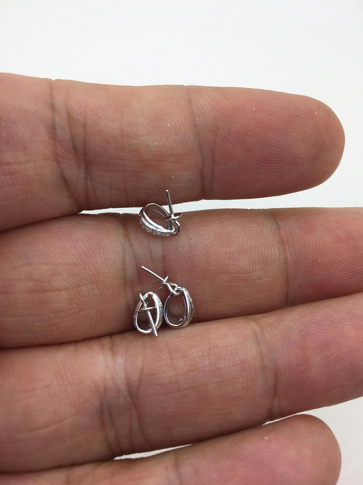 2pcs Cz zircon S925 sterling sliver pendant hook, for pendant,for DIY,wholesale,ASL-P-021