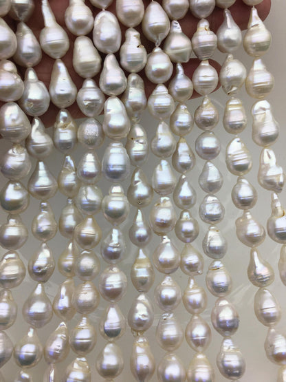 15.5'' AA 9-11mm white flame ball pearl,FL15-2A-5-69