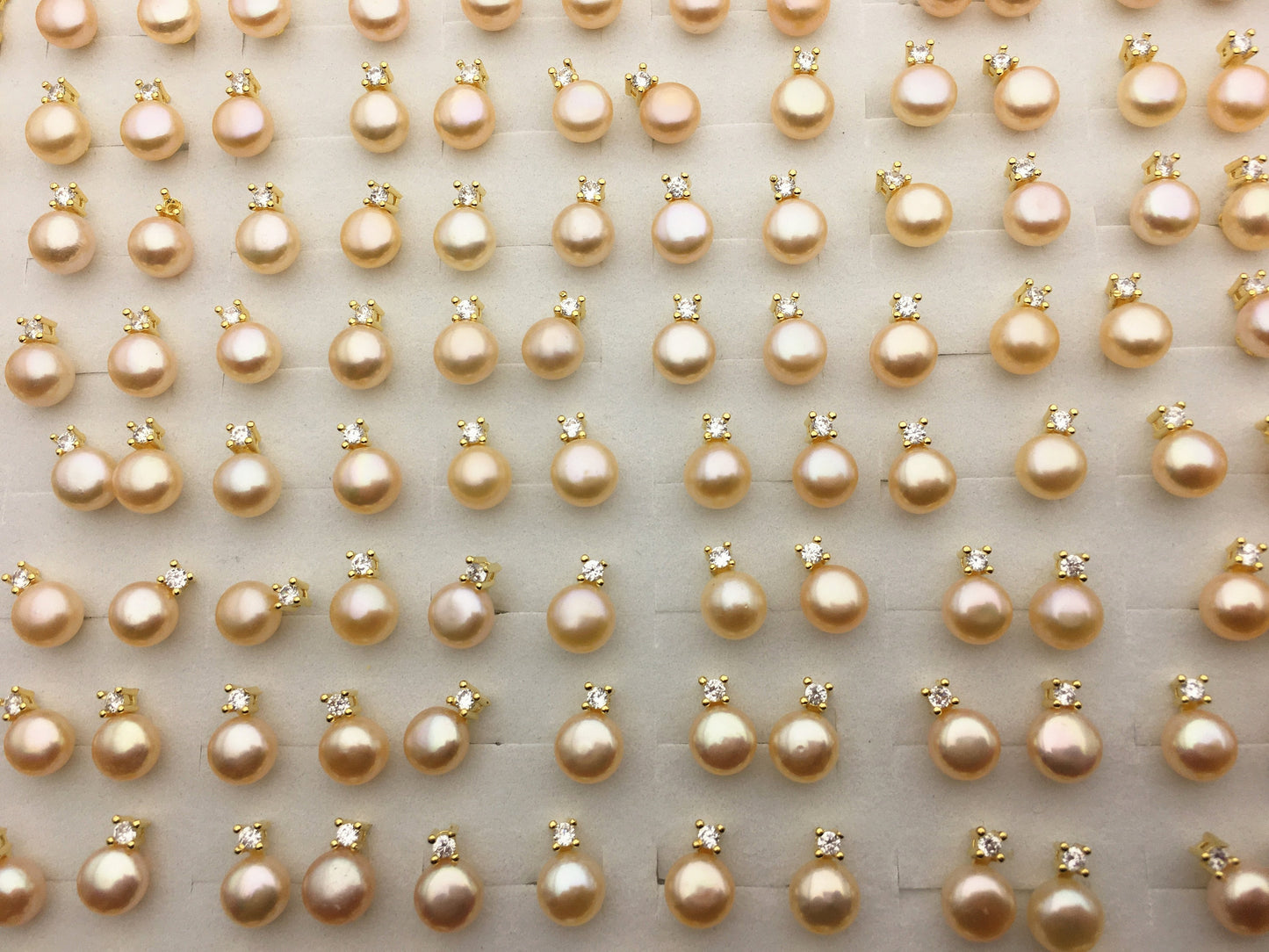 3 pairs White/Pink/Purple Set AAA button round pearl stud earrings,fashion pearl earrings,wedding pearl earrings,SE3-175-1