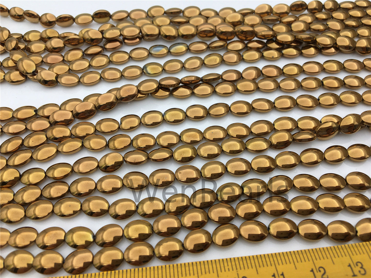 Hematite Brown,6x8mm Oval Excellent Luster Amazing Sale,AAA, 15.5 inches,G50-OTH6-002-2