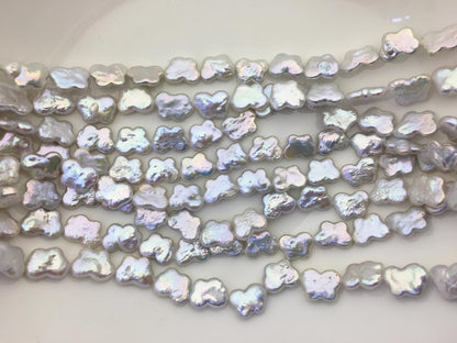 AAA 9-11mm White Butterfly Pearl,Freshwater pearl Butterfly, for your design,Cultured Pearls Maggie Designs,ZS-119-16