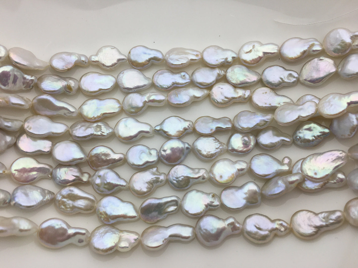 AAA 11-12mm White Drop Coin freshwater pearls,diy bead,flat round pearl bead,COIN12-3A-3-4