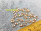 AAA 2.3-2.5mm pink round seed freshwater pearls,half hole,tiny pearl supply,good quality,no hole,through hole,RP2-3A-11