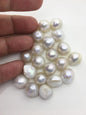 10pcs AAA 13-14mm white Baroque Mabe Freshwater Pearls,no hole,MB-T81