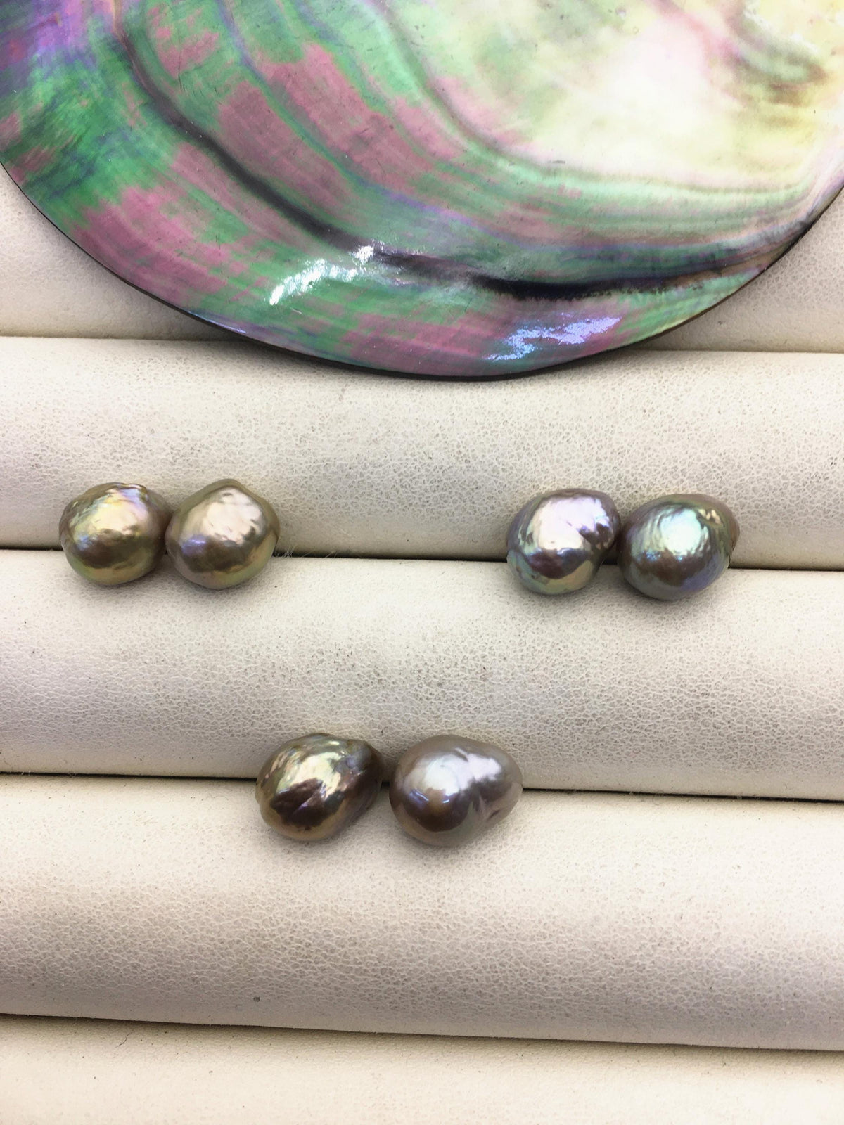 7 pairs AAA 8-9mm baroque drop edison freshwater pearl Pair,no hole,ED11-3A-2-8
