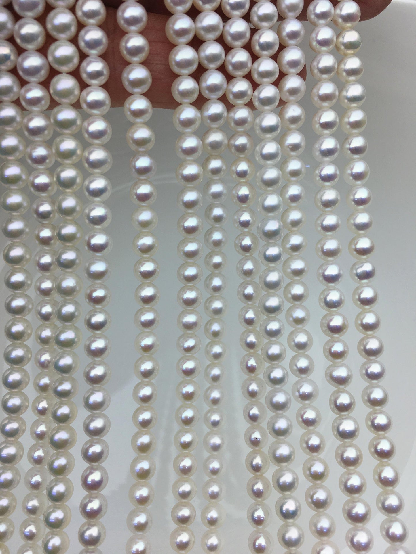AAA 5-5.5mm white round freshwater pearls,Chinese freshwater pearl,RP5-3A-5