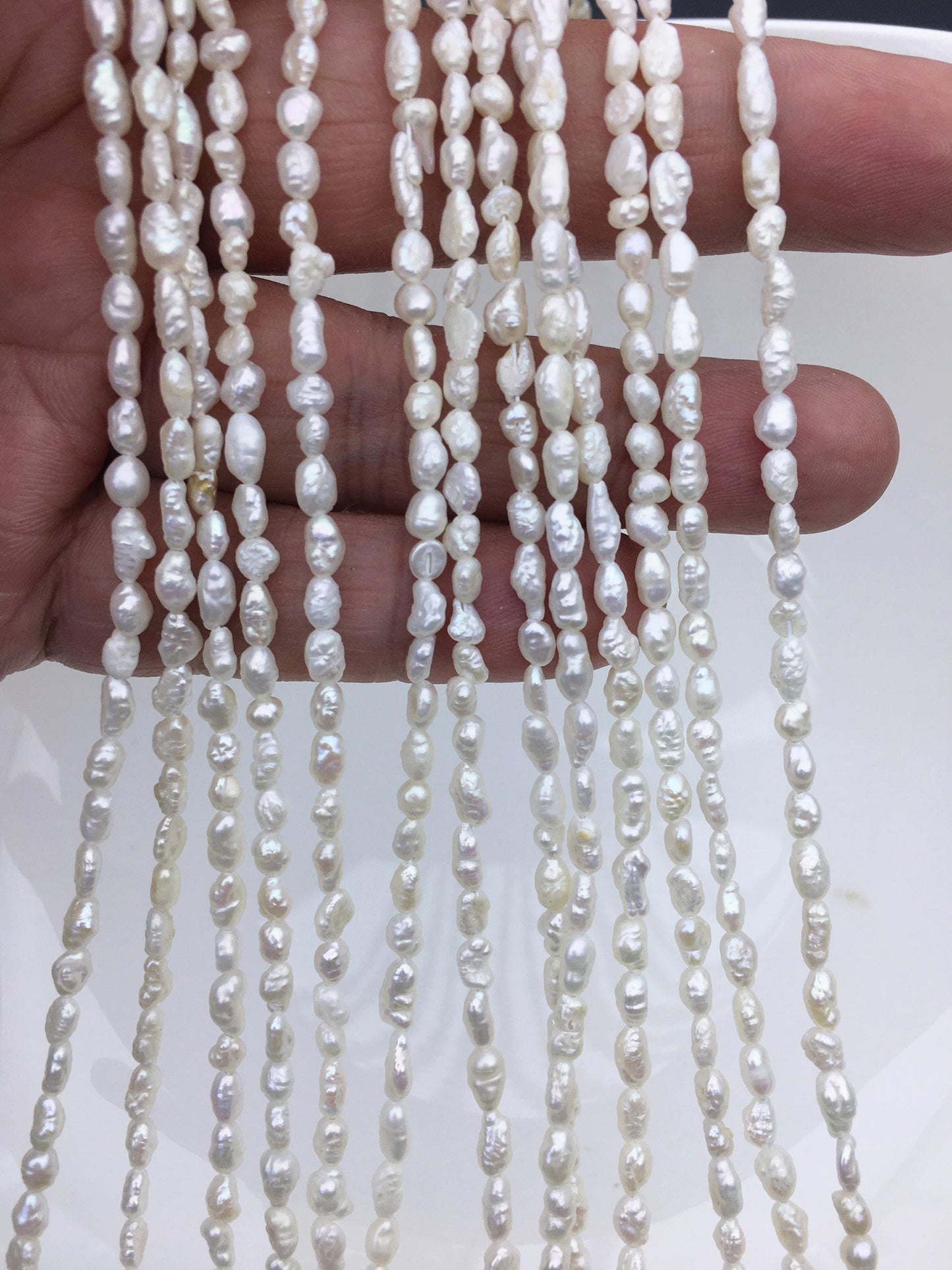 Rare!AA 3-4x4-6mm white keshi Freshwater Pearl,diy Loose Freshwater Pearl,wholesale price,china wholesale pearl,ZS-200-24