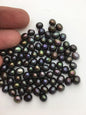 30pcs AAA 6-7mm black brown freshwater pearl,no hole,LR6-T6