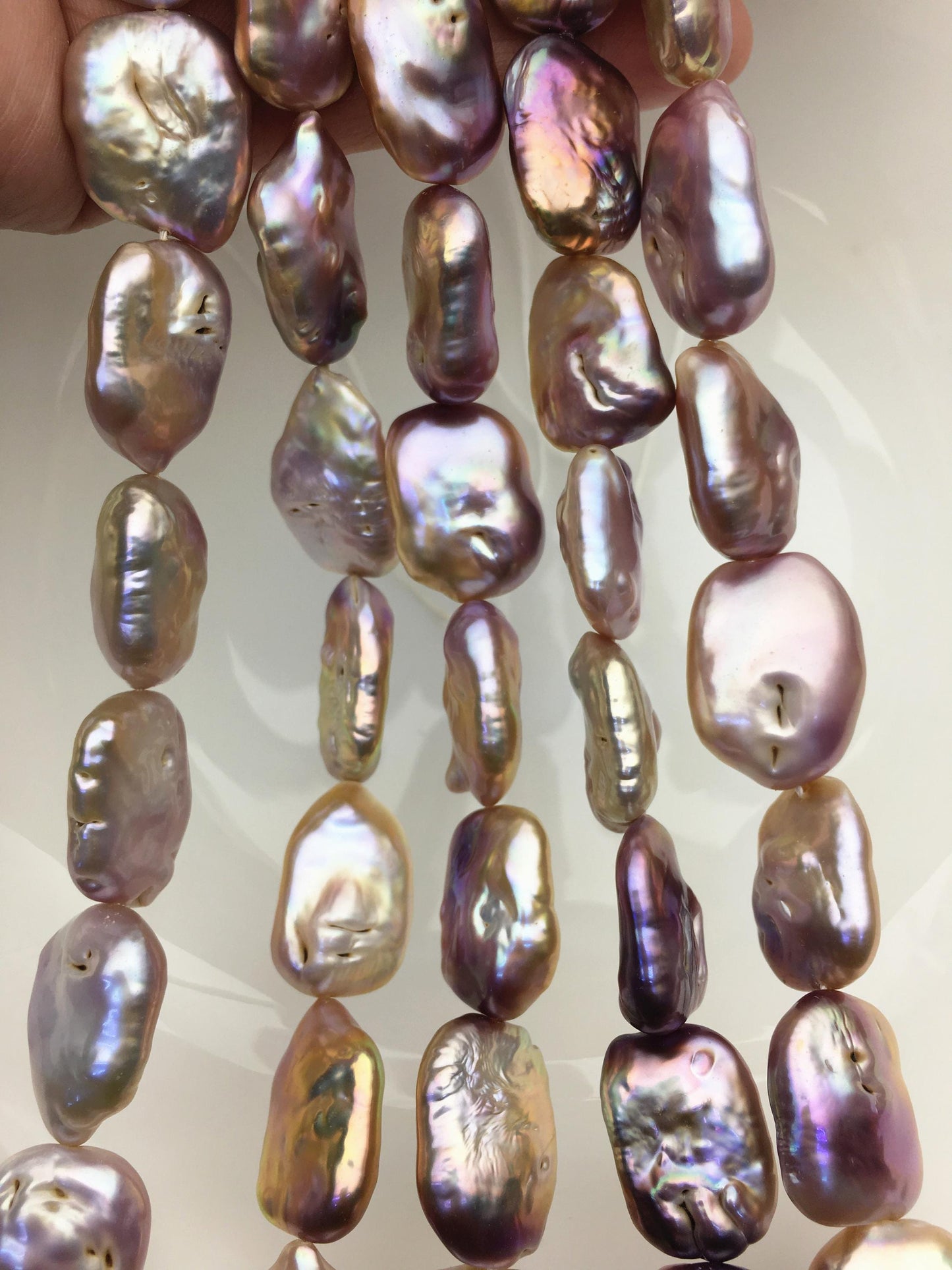 AA 15-18mm mix color thick rectangle freshwater pearls,diy bead,flat block pearl bead,ZS-103-24