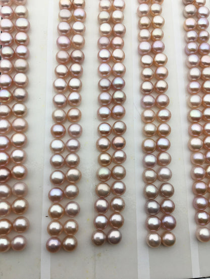 10 pairs AAA 4-4.5mm Seed purple button round pearls pairs,loose pearl beads,pearl earring,pearl stud,pearl earring stud supply,BTN4-4A-3