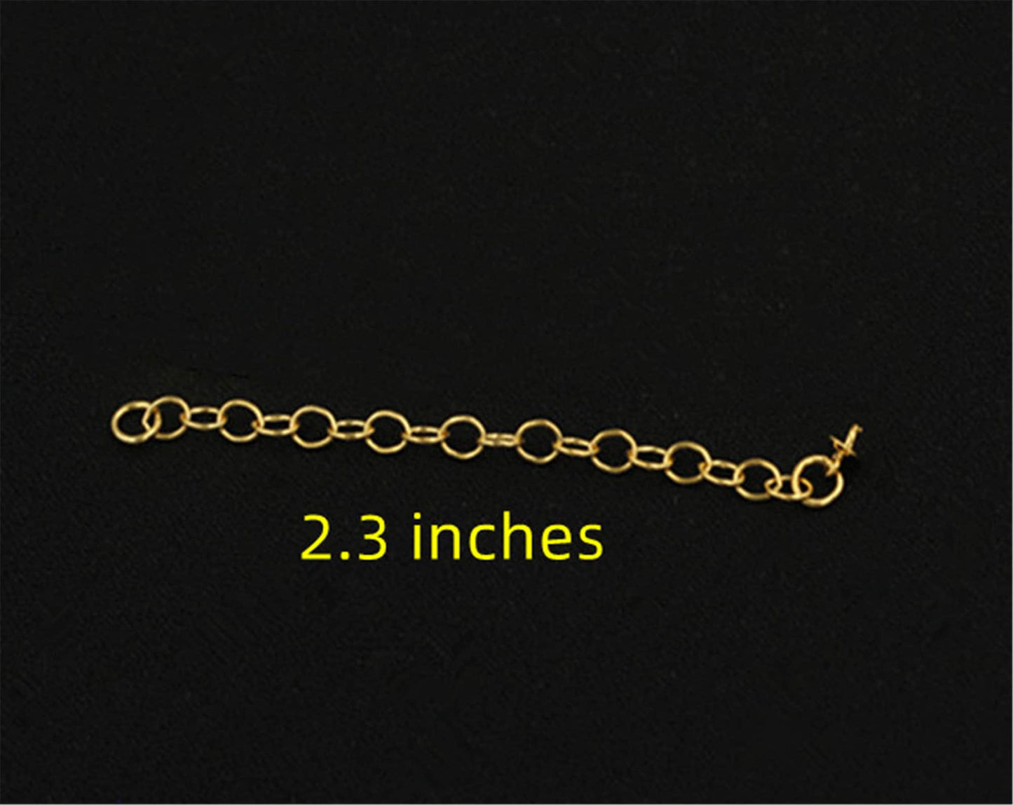 1pc 2.3inches 14K gold filled End Chain for necklace,made in usa,AGF-OTH-007