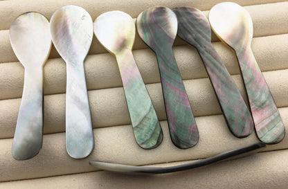 5pcs AAA 0.8x3inches Tahitian Oyster shell Spoon,Mother of pearl spoon, ASH-001-1