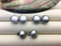 2 pairs AA+ 12.5-13mm big gray Thick skin button round Pearl Stud Earrings,freshwater pearl earrings,Wedding,classic pearl studs,SE1-069-31