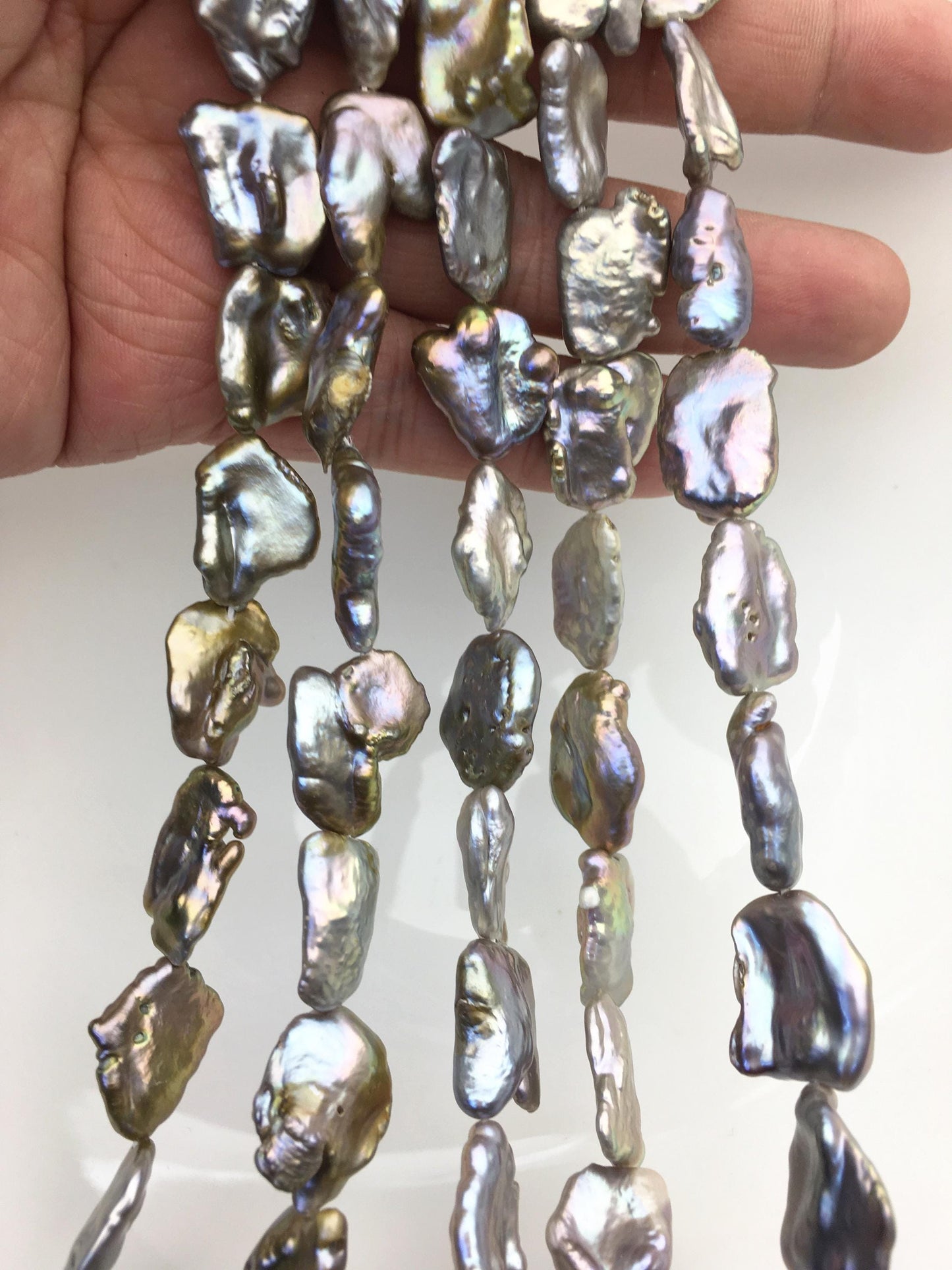 AA+ 11-14mm Gray Bronze keshi Freshwater Pearl,DIY Loose Freshwater Pearl,ZS-200-77