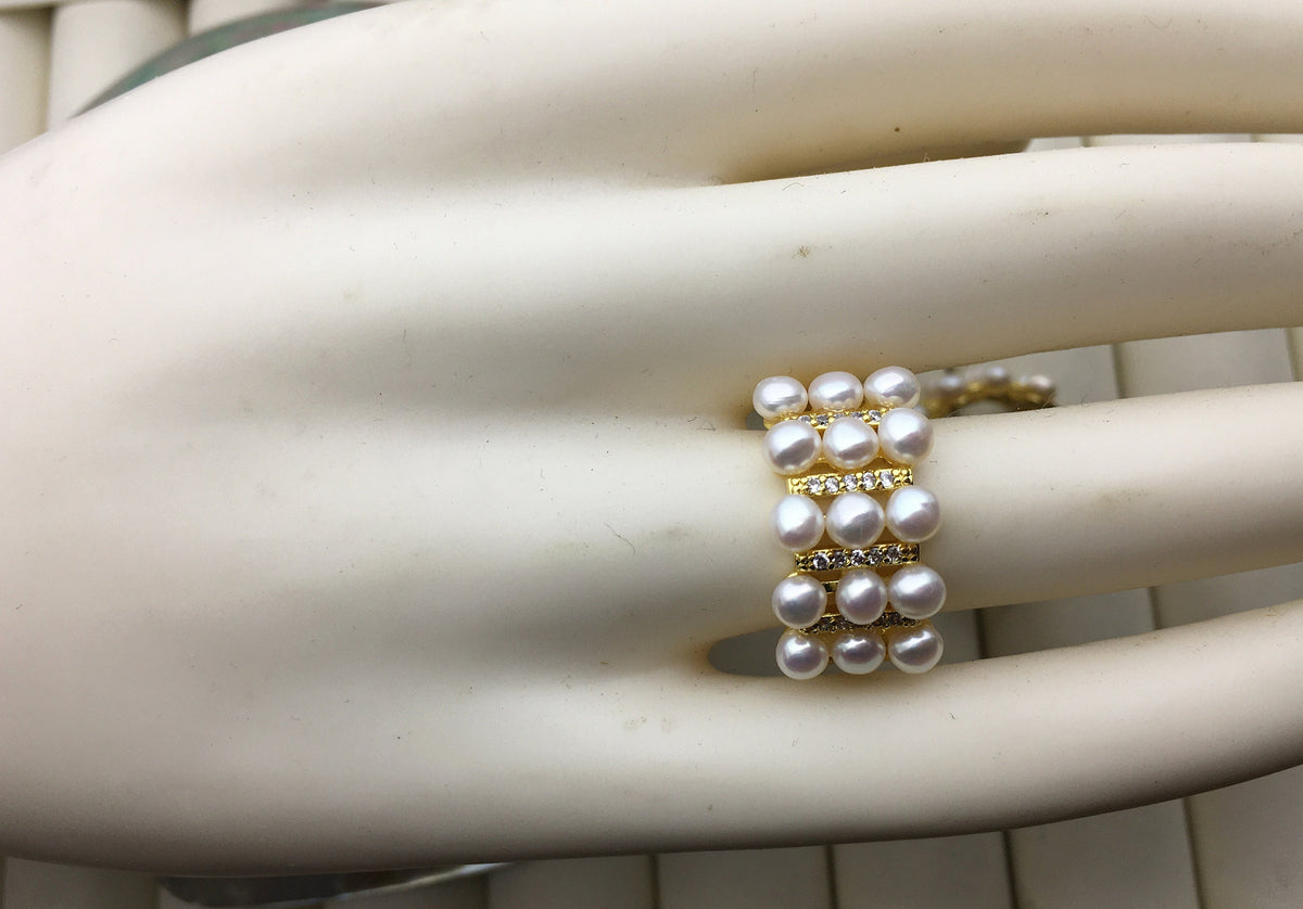 1pc AAA tiny pearl ring,inexpensive engagement rings,fashion rings,fake diamond rings real pearls,inexpensive ring,R1-088-5