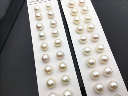 AAA 7.5-8mm/8-8.5mm white round freshwater pearls pair,for pearl earrings,for pearl ring,wedding,love,birthday,rp8-3ay-gj-1
