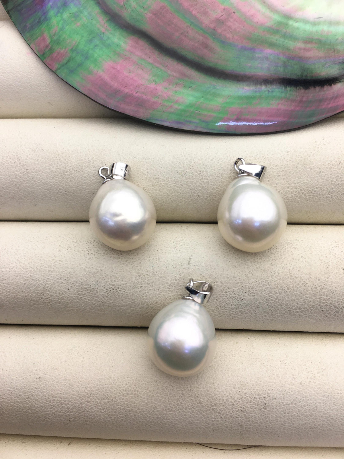 1pc AAA 11-16mm Big White drop rice edison freshwater Pearl pendant,NC1-T1