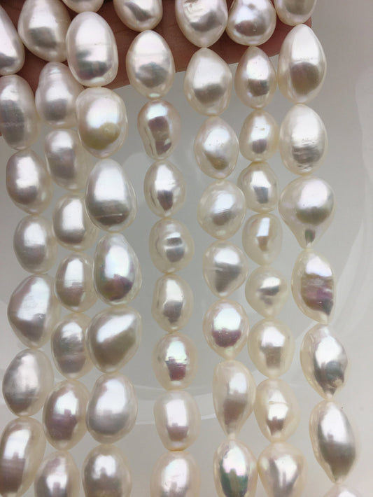 AAA 11.5-12.5mm Big white nugget freshwater pearls,Cultured pearl,diy pearl beads,Mother of Groom Maid of Honor Bridesmaid,LM12-3A-2
