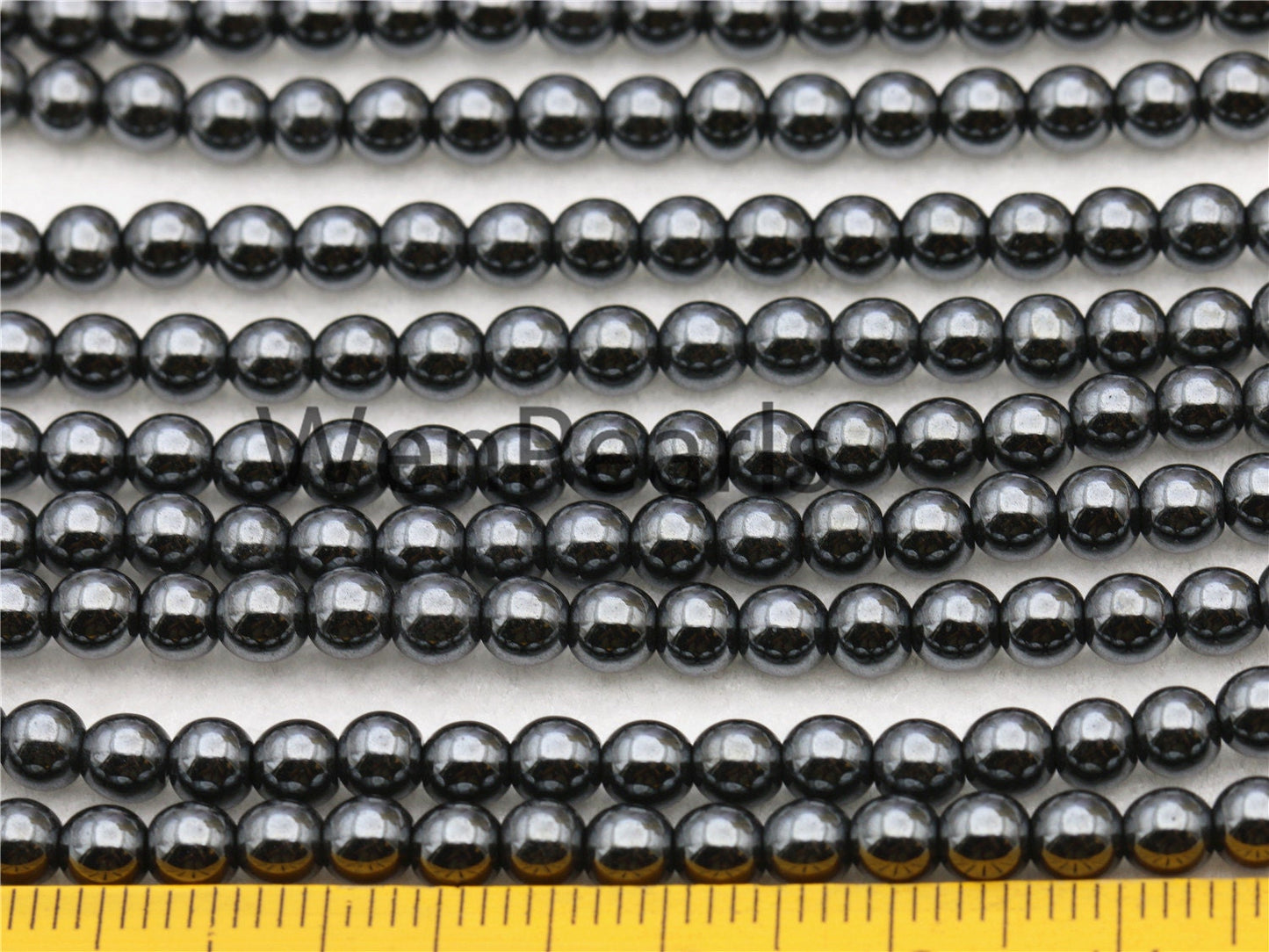 Hematite,4mm Smooth Round,AAA, 105pcs,15.5 inches,G50-R4-005