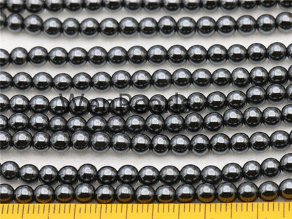 Hematite,4mm Smooth Round,AAA, 105pcs,15.5 inches,G50-R4-005