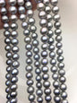 AA+ 8.3-9.2mm gray potato freshwater pearls,CR9-T1