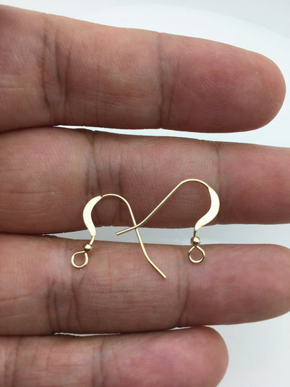 2 pairs 10x20mm 14k goldfilled Simple Dangle Earrings, 0.6mm diameter, DIY earrings jewelry,AGF-ER-006