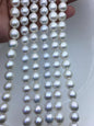 AA+ 9-11mm white near round Edison Freshwater Pearl,ED12-2A-5-68