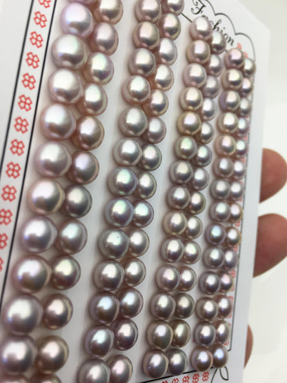 28 pairs AAA 6-6.5mm Natural Purple Rainbow Button Round pearls pairs,for design for stud earrings,BTN6-T4