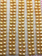 10 pairs AAA 4.5-5mm Seed Yellow Golden button round pearls pairs,loose pearls,BTN4-4A-2