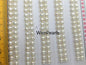 AAA 3.5-4mm Seed Button freshwater Pearls,3A,white color pearl stud earrings pearl,real pearl earring material,half drilled,BTN3-4A-1-2