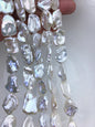AA+ 14-16mm white keshi Freshwater Pearl,DIY Loose Freshwater Pearl,wholesale price,china wholesale pearl,ZS-200-91