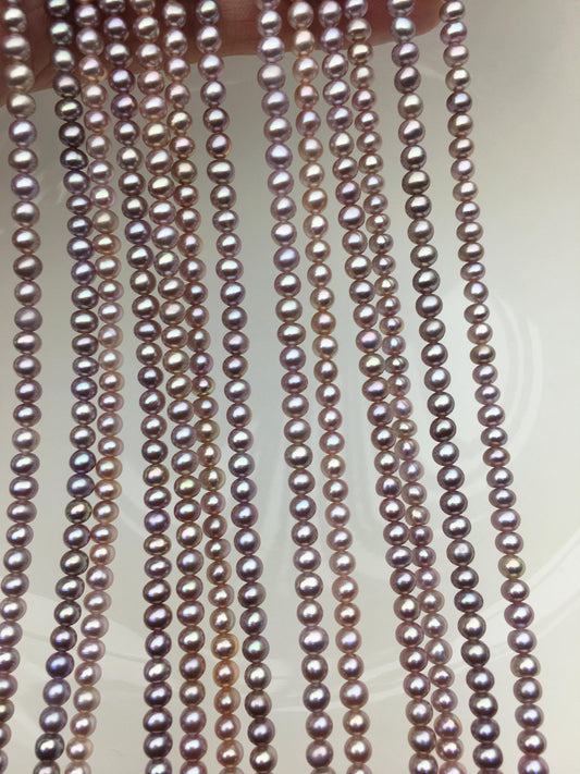 AAA 3.5-4mm deep purple potato freshwater pearls,seed lavender pearl,diy pearl,CR3-3A-5