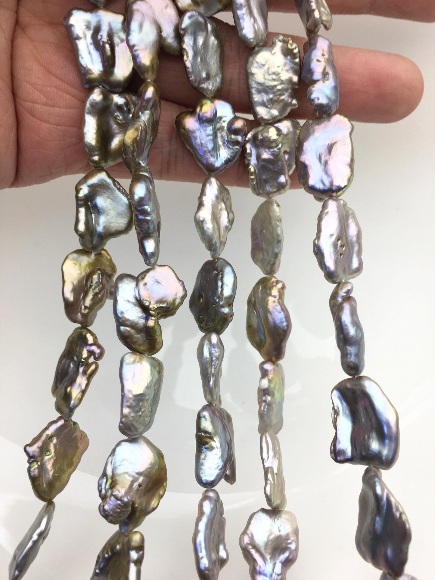 AA+ 11-14mm Gray Bronze keshi Freshwater Pearl,DIY Loose Freshwater Pearl,ZS-200-77