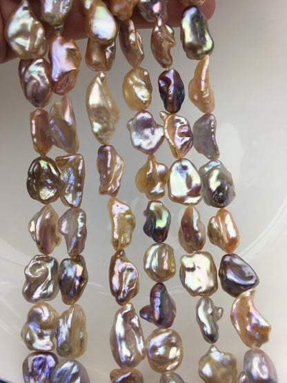 AAA 11-13mm natural pink purple keshi Freshwater Pearl,DIY Loose Freshwater Pearl,ZS-200-121-17