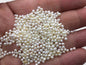 30pcs AAA 2.5-2.7mm Oval near round freshwater seed pearls,0.8mm half hole,RP2-T7