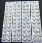 AAA 13-15x18-22mm White Flame ball Pearl Pairs - large Baroque freshwater pearl pairs,top half hole,FL15-3A-8-78