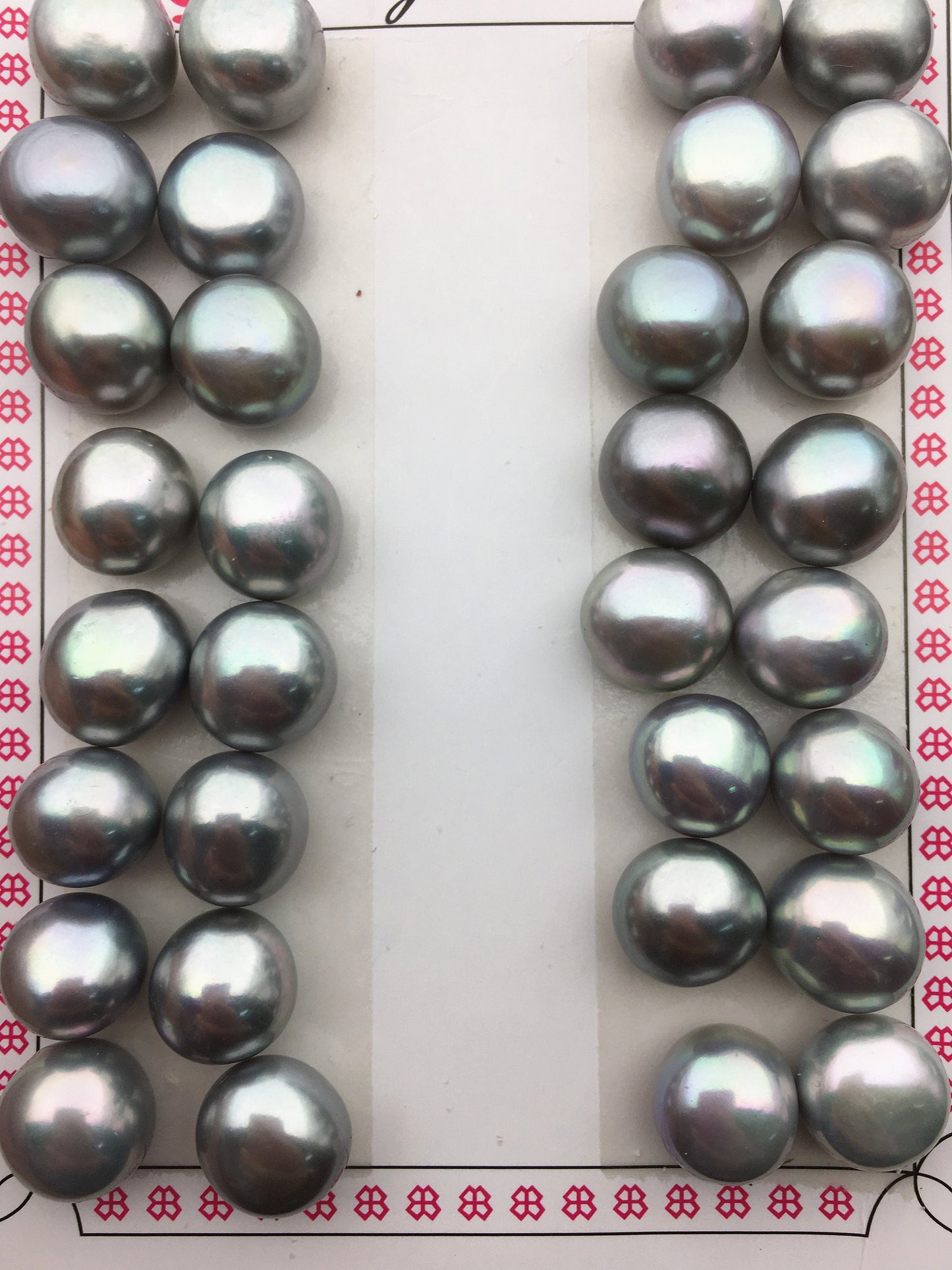 2 pairs AAA 10.5-11mm Gray baroque button freshwater pearls,near round button pearl pairs,pearl earring,pearl stud,BTN10-T10