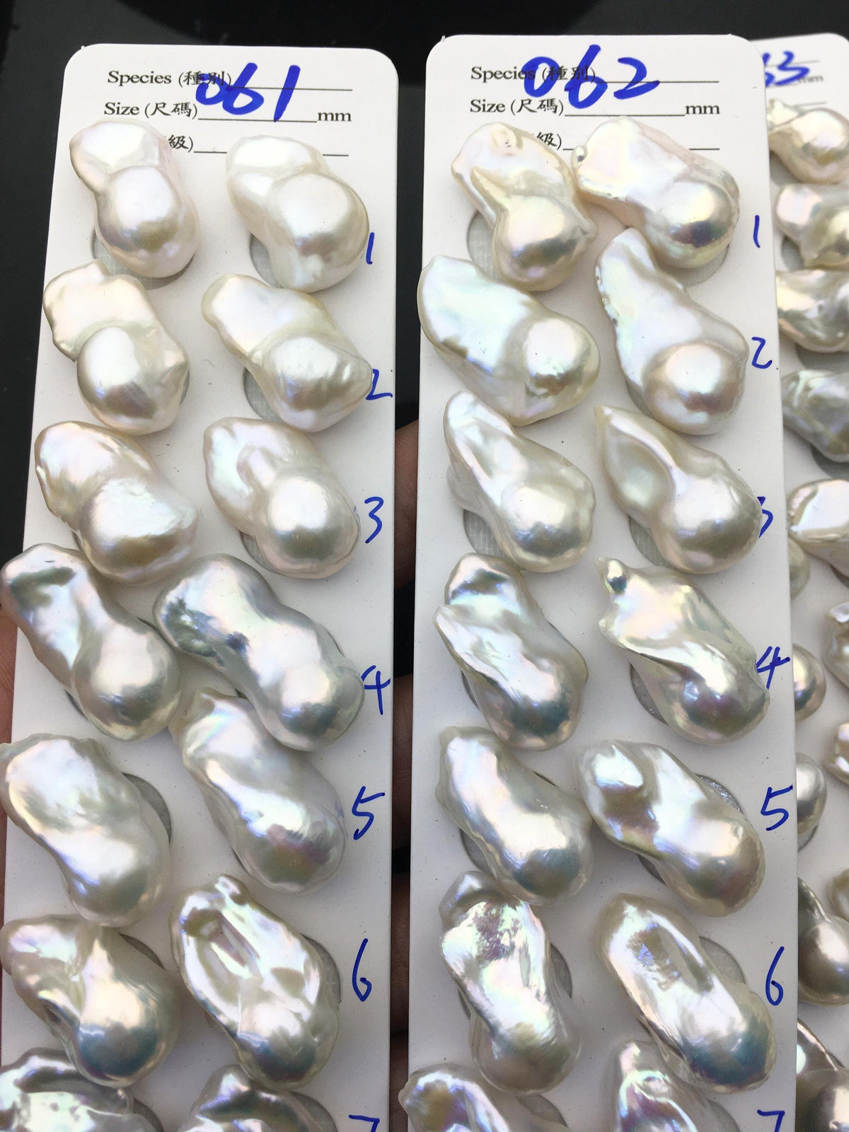 1 pair AAA 13-18x20-28mm White Flame ball Pearl Pairs-0.9mm top half hole-large Baroque freshwater pearl pairs,Fire Ball Pearl,FL15-3A-8-41