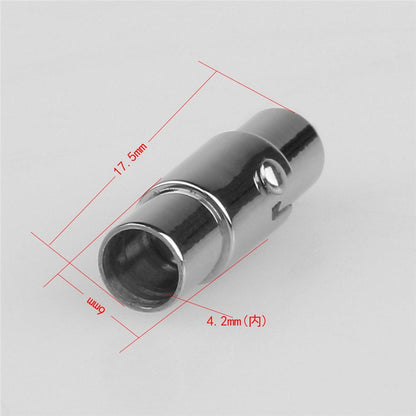 3pcs 2/3/4/6/8mm hole size stainless steel magent clasp,round leather cord bracelet necklace clasp,necklace clasp,bracelet clasp,AAL-006