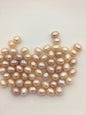 20pcs AAA 7.3-8.3mm*8.5-9.5mm Pink orange rice pearl for Oyster,for wish pearl oyster,for pearl vacuum-packed oysters,LR7-3A-2