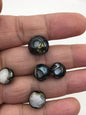 5pcs 10-14mm Big Tahitian HandMade Carved Skull Sea Pearl Beads For necklace pendant earrings,no hole,CAC-T12