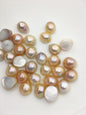 30pcs AAA 13-14mm natural color Baroque Teardrop Mabe Freshwater Pearls,no hole,MB-T26