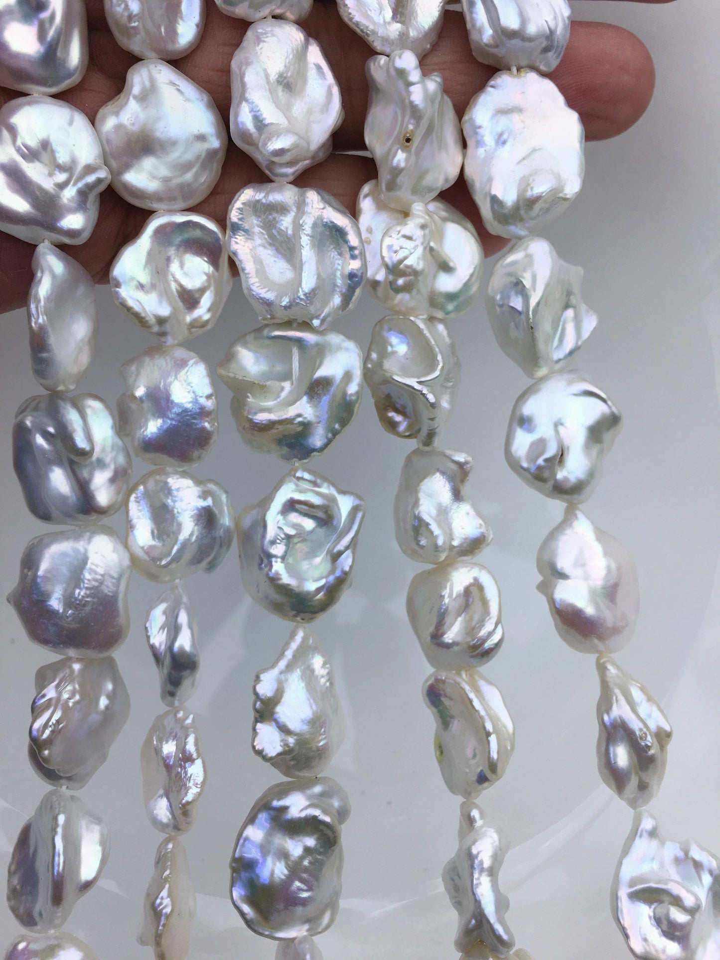 AA+ 14-17mm white keshi Freshwater Pearl,DIY Loose Freshwater Pearl,wholesale price,china wholesale pearl,ZS-200-88